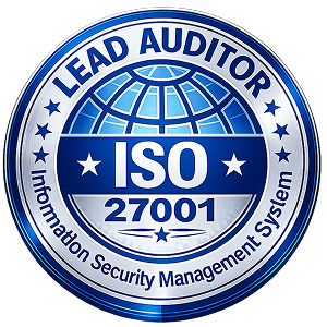 ISO 27001 Lead Auditor certification badge